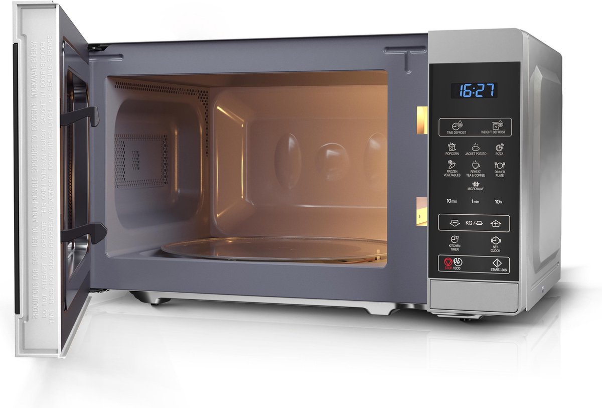 Wat vinden we goed aan de Sharp YC-MS02E-S Solo Magnetron 20L 800W