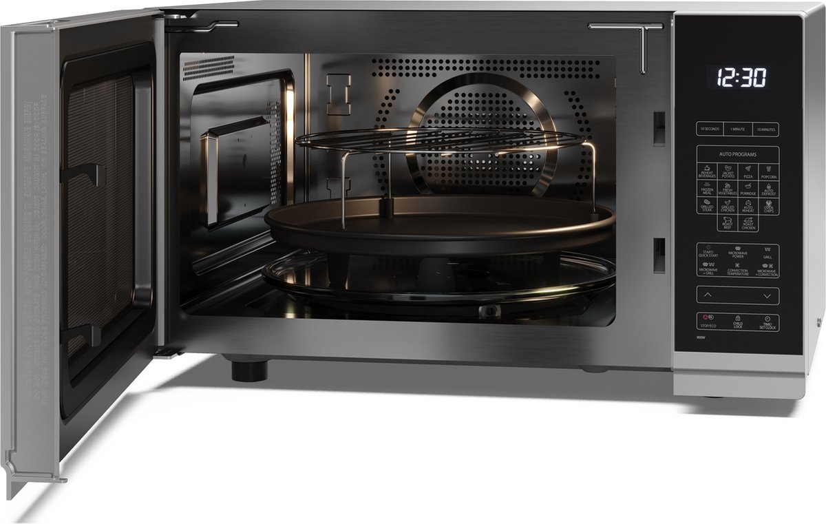 Wat vinden we goed aan de Sharp YC-PC322AE-S Combimagnetron 32L Zilver