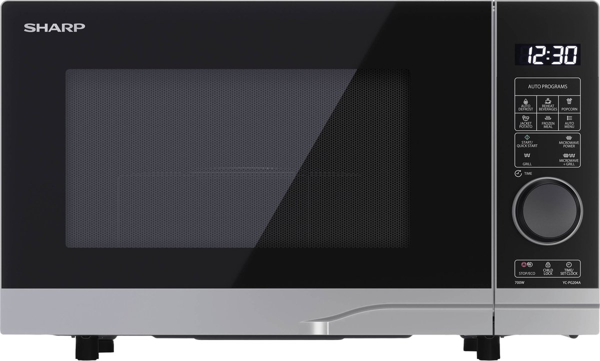 De Sharp YC-PG204AE-S Magnetron 700W Zilver in één oogopslag