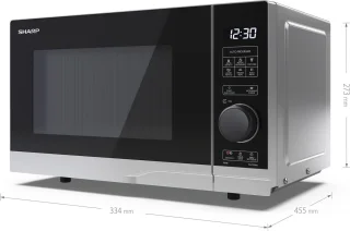 Sharp YC-PS204AE-S solo magnetron 20L zilver