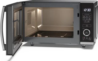 Sharp YC-QS204AE-B Flatbed Magnetron Zwart 20L 800W