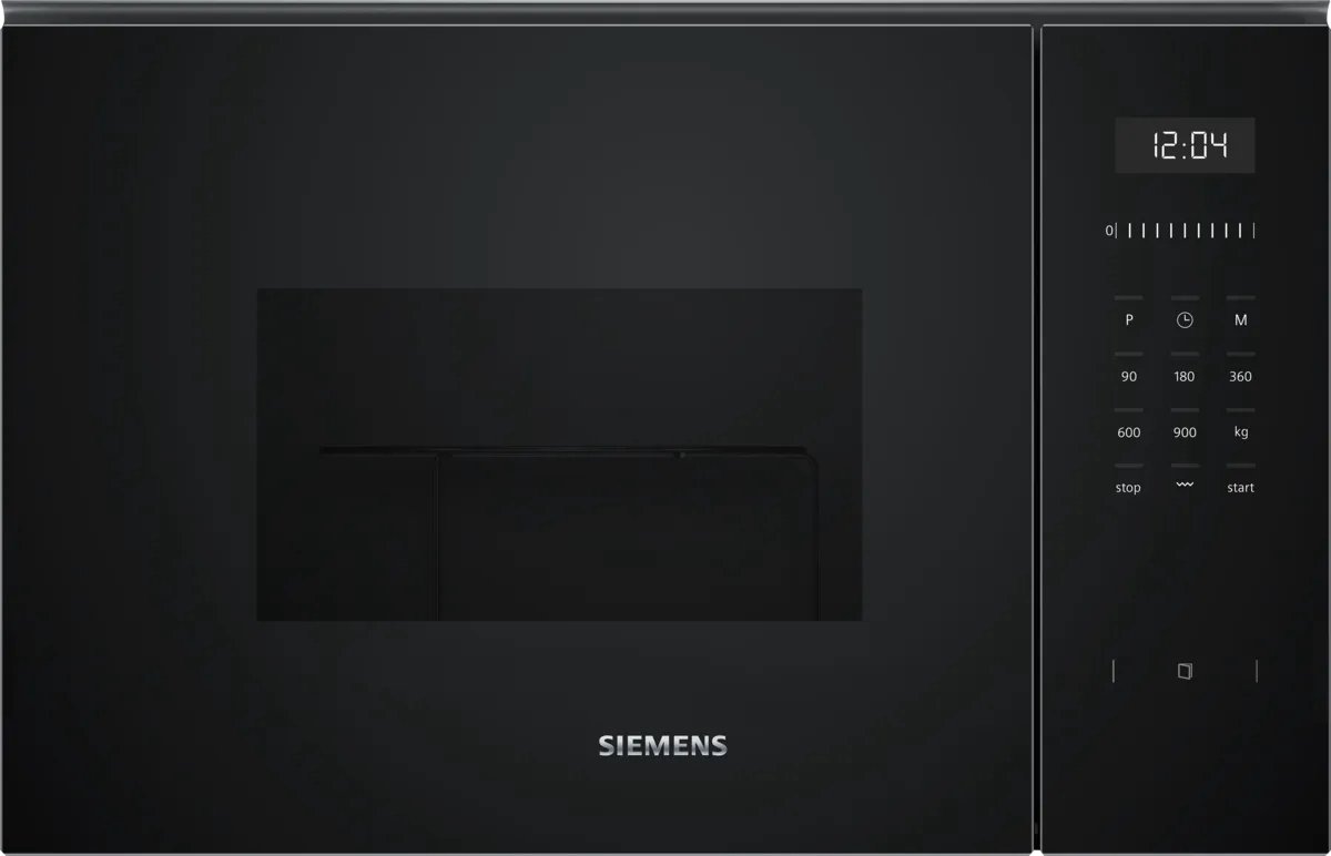 De Siemens iQ500 BE555LMB1 Inbouwmagnetron 25L Zwart in één oogopslag