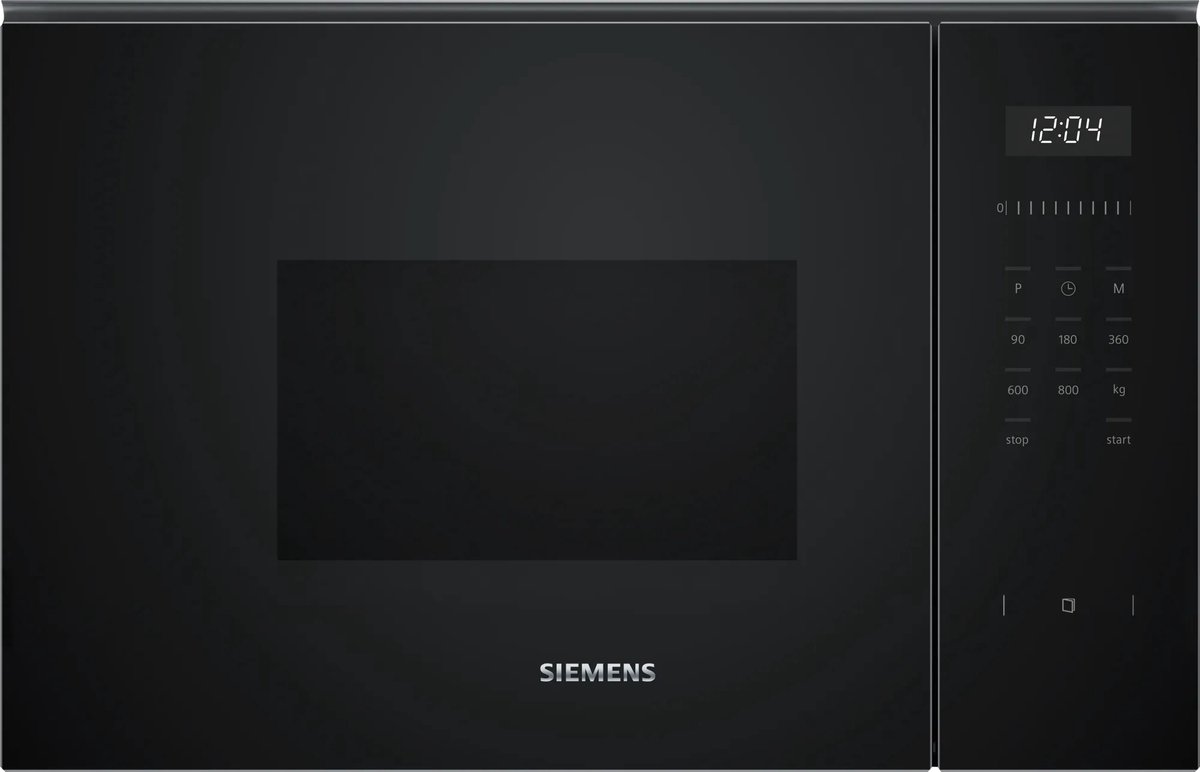 De Siemens iQ500 BF525LMB1 Solo Inbouwmagneetron 20L Zwart in één oogopslag