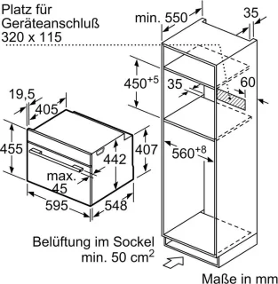 Siemens iQ700 CM633GBS1 Inbouwoven met Magnetron