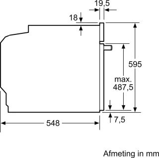Siemens iQ700 HM736G1B1 Inbouwoven met Magnetron 67L