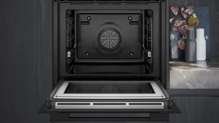 Siemens iQ700 HM776GKB1 oven zwart 67L