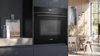 Siemens iQ700 HM776GKB1 oven zwart 67L