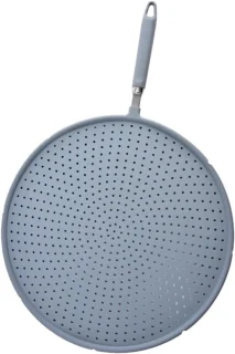 Siliconen spatscherm magnetron deksel 50.5 x 33 cm grijs