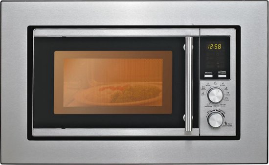 Silva Schneider EBM-G 880E Inbouw Grill-Magnetron 17L Zwart Roestvrijstaal