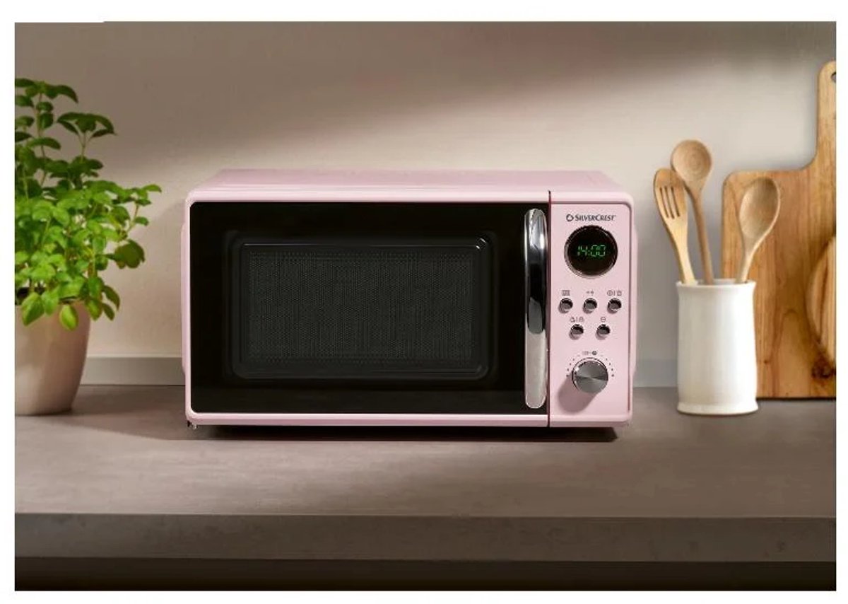 Silvercrest Magnetron Roze 700W 25,5cm