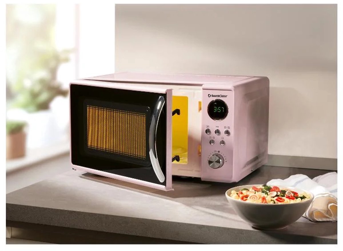 Silvercrest Magnetron Roze 700W 25,5cm