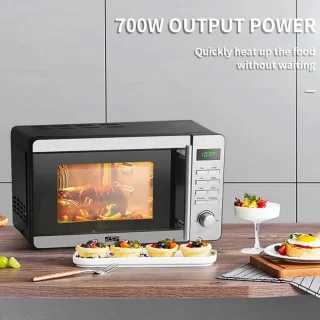 SkyNext Combimagnetron Grill 20L RVS/Zwart