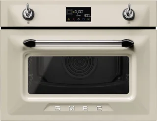 SMEG SO4902M1P Inbouw Oven 45 cm Combi-magnetron Crème