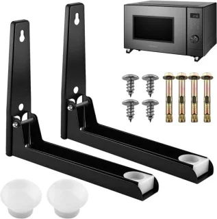 SnelShoppen set van 2 wandbeugels voor magnetron