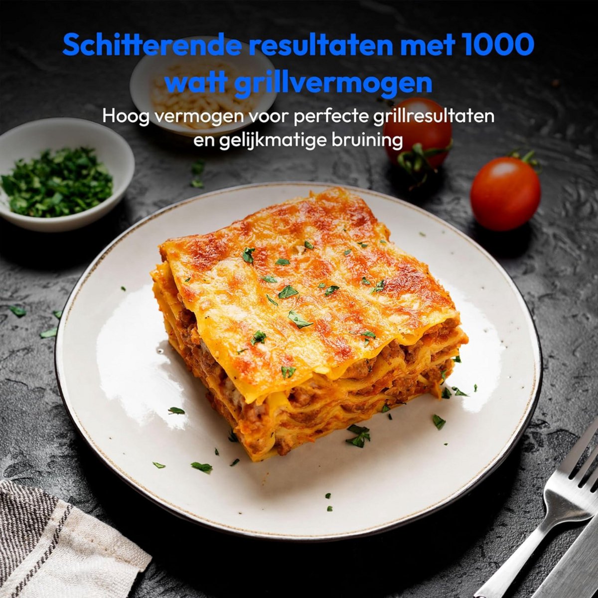 Solene Combi Magnetron RVS Zwart Zilver Vrijstaand
