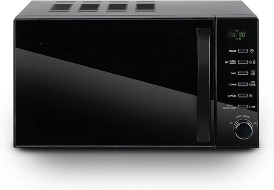 Solene Combi Magnetron RVS Zwart Zilver Vrijstaand
