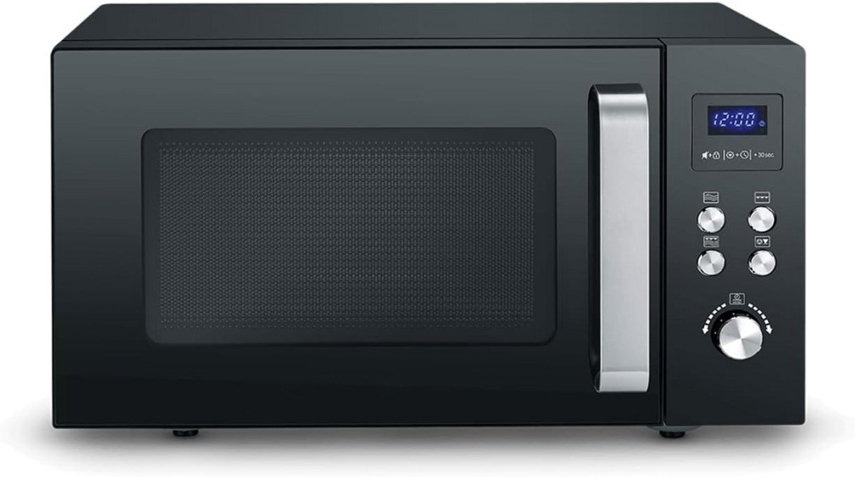 Solene Combi Magnetron Vrijstaand RVS Zwart Zilver