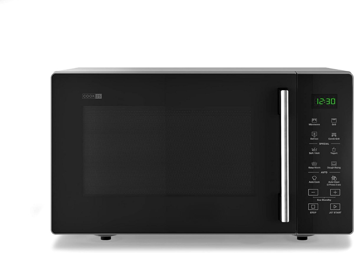 Solene Combi Magnetron Vrijstaand RVS/Zwart