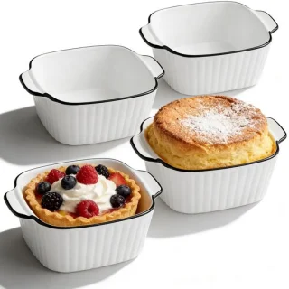 Solidchoice set van 4 keramische borden