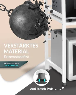 Staand Magnetronrek 3-laags