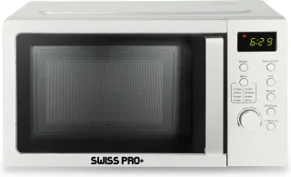 Swiss Pro+ Combi Magnetron Met Grill 20L RVS Zilver