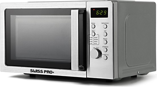 Swiss Pro+ Combi Magnetron Met Grill 20L RVS Zilver review