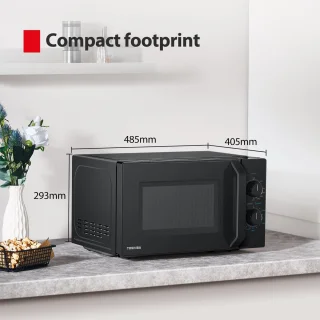 Toshiba MW2-MG20PF(BK) Vrijstaande magnetron 20L Zwart