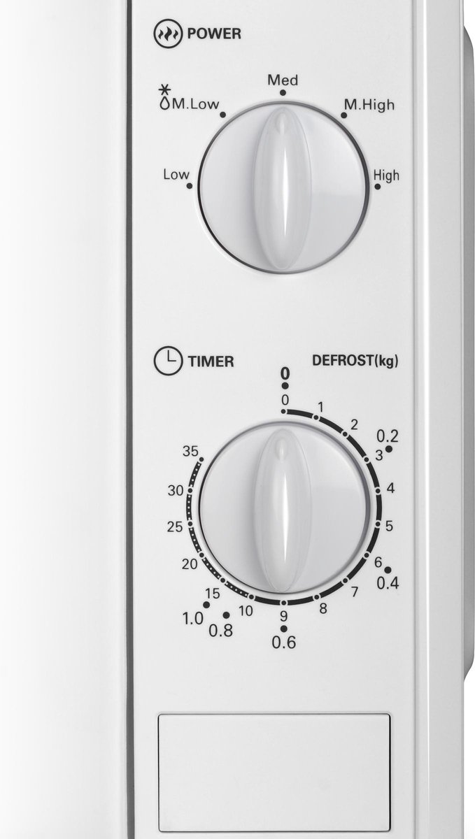 Wat vinden we goed aan de Tristar MW-2706 Solo Magnetron Wit 20L