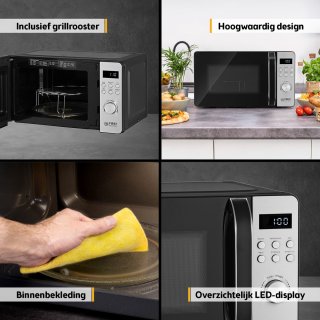 Wat vinden we goed aan de TZS First Austria Magnetron met Grill 20L Zwart/RVS