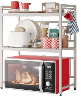 De Uitbreidbaar magnetronrek in één oogopslag