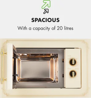 Victoria 20 Inbouwmagnetron 20L Ivoor