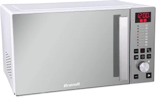 Vrijstaande magnetron 26L zilver