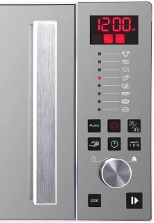 Vrijstaande magnetron 26L zilver
