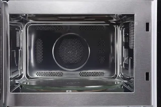 Vrijstaande magnetron 26L zilver