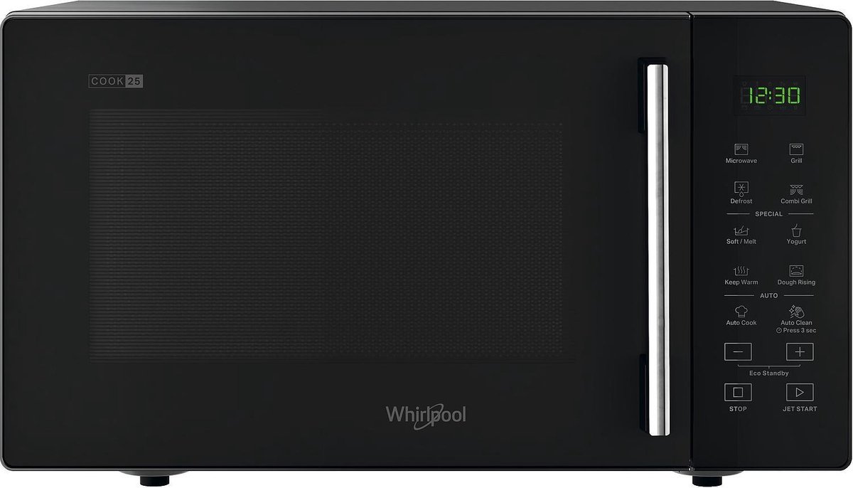 De Whirlpool MWP 253 B Combinatiemagnetron 25L Zwart in één oogopslag