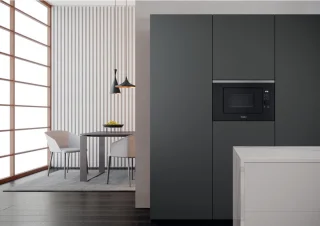 Whirlpool WMF201G Inbouw Magnetron 20L Zwart/RVS