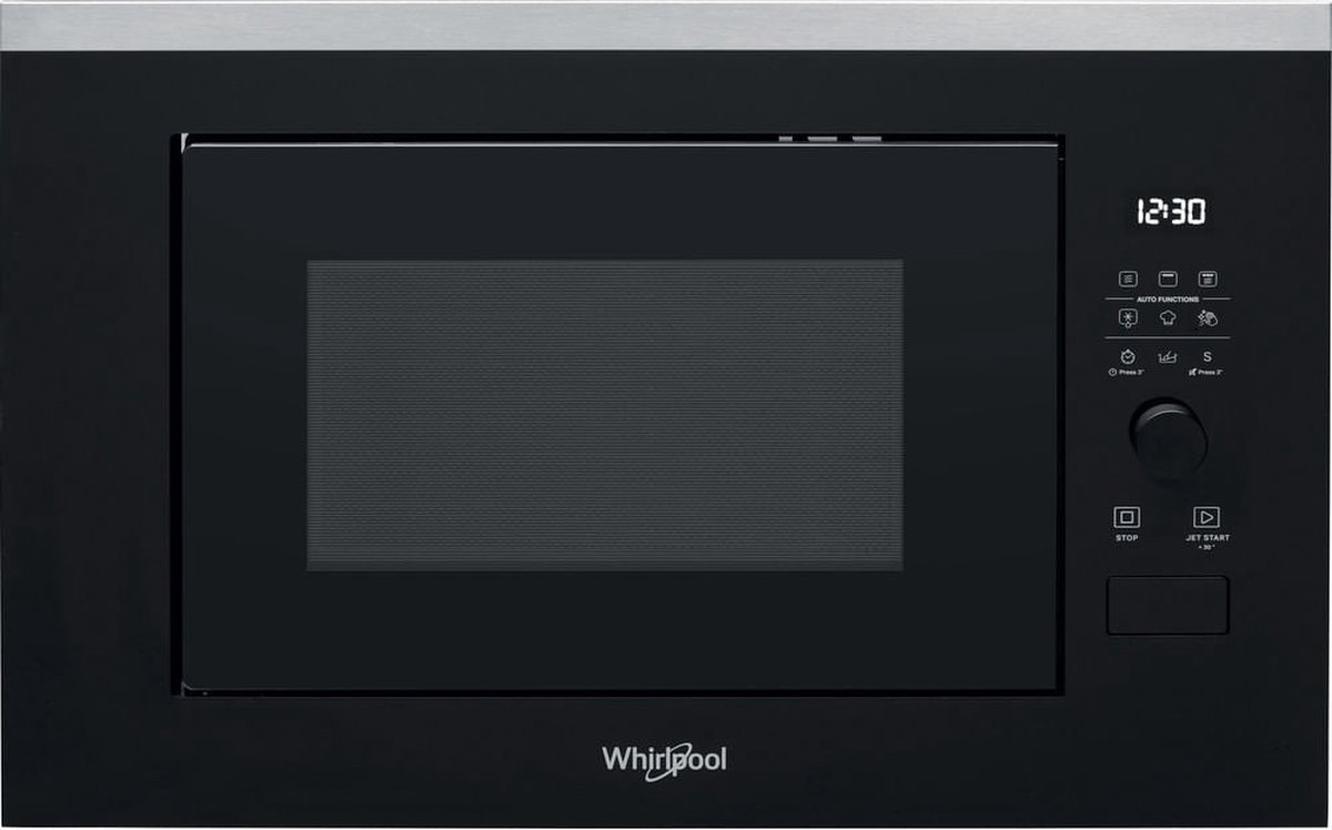 De Whirlpool WMF250G Solo-magnetron Inbouw Zwart in één oogopslag