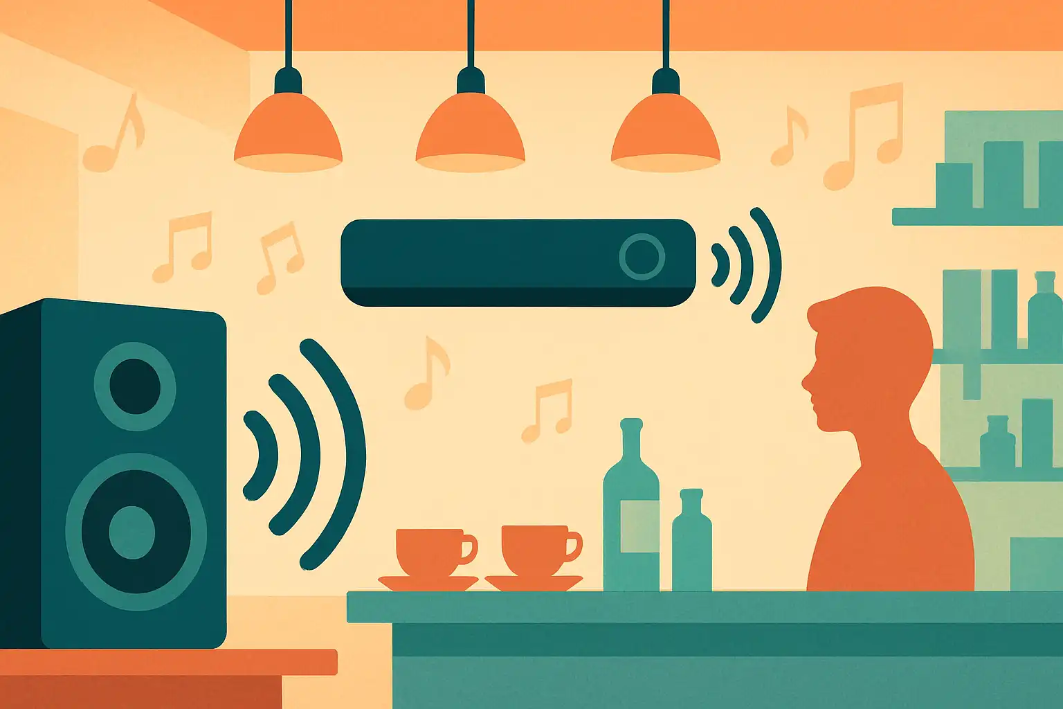 Soundbars in je café of winkel: zo zorg je voor perfecte achtergrondmuziek zonder klanten te storen