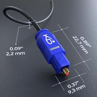 Optische Audio Kabel 15m - TOSLINK Kabel Slim voor Soundbar en Home Theater