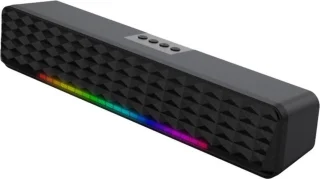 Bluetooth 5.0-luidspreker-Subwoofer-Soundbar-RGB dynamische lichteffecten PC-luidsprekers-professionele dual-mode geluidseffecten-Geschikt voor computers, mobiele telefoons en tv's