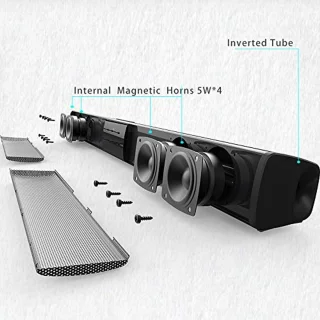 Soundbar met Bluetooth 5.0 - HD Audio en Surround Sound voor Thuisbioscoop