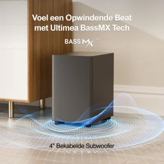 ULTIMEA 7.1-kanaals Soundbar met Subwoofer, Soundbar voor Tv