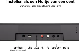 ULTIMEA 7.1-kanaals Soundbar met Subwoofer, Soundbar voor Tv
