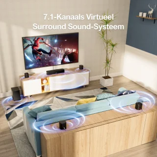 ULTIMEA 7.1-kanaals Soundbar met Subwoofer, Soundbar voor Tv