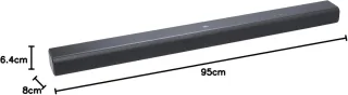 3.1-kanaals soundbar met draadloze subwoofer en Dolby Audio - 250W