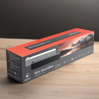 Krachtige Draagbare Soundbar met Bluetooth 5.3 en FM-Radio voor PC, Smartphone en TV