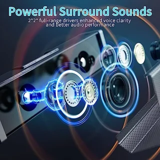 Draadloze Soundbar en Subwoofer voor Thuisbioscoop - Bluetooth, Optisch, AUX, Coaxiaal