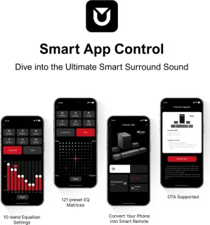 7.1 Surround Sound-systeem met Dolby Atmos en Draadloze Subwoofer voor Thuisbioscoop
