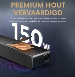 Soundbar Met Ingebouwde Subwoofer – Soundbars Voor TV 150 Watt – Met Afstandsbediening - Home Cinema System - Soundbar Surround Sound