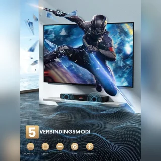 Soundbar Met Ingebouwde Subwoofer – Soundbars Voor TV 150 Watt – Met Afstandsbediening - Home Cinema System - Soundbar Surround Sound